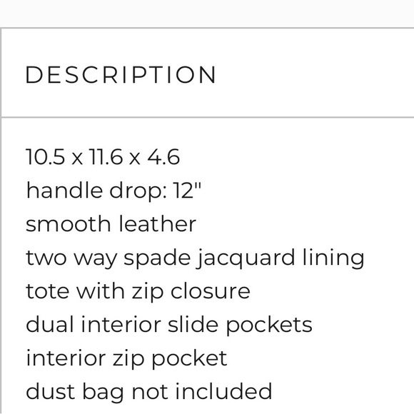 ♠️♥️ KATE SPADE ♥️♣️ EMILIA LARGE TOTE PINK BAG - Picture 4 of 5